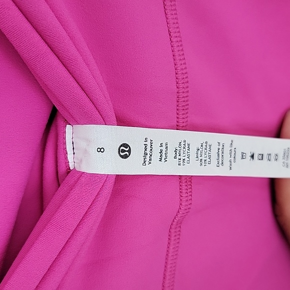 NWT. Lululemon align HR crop 21" size 8 pink - Picture 11 of 12